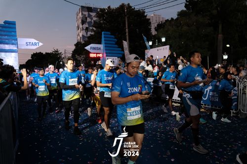 Race photo from Jabar Run 10K 2024
