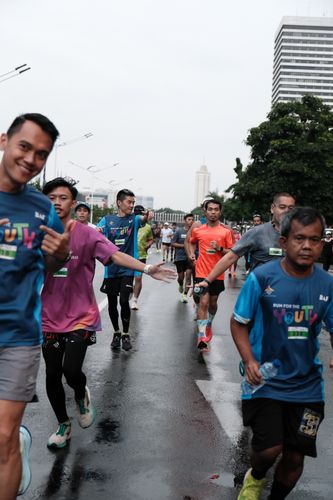 Race photo from Road to BAF Lions Run 2024