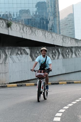 Race photo from Lari Bareng Yuk!