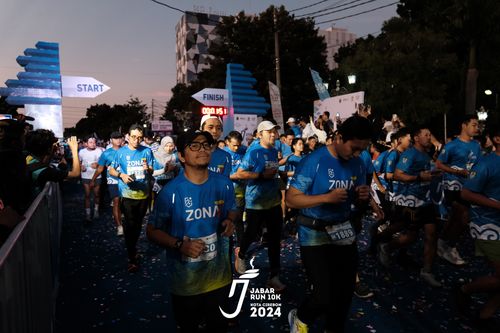 Race photo from Jabar Run 10K 2024