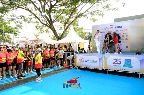 Race photo from CISANGKAN KBP CITY RUN 2025