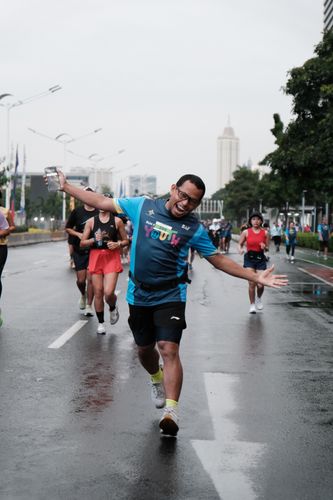 Race photo from Road to BAF Lions Run 2024