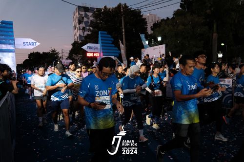 Race photo from Jabar Run 10K 2024