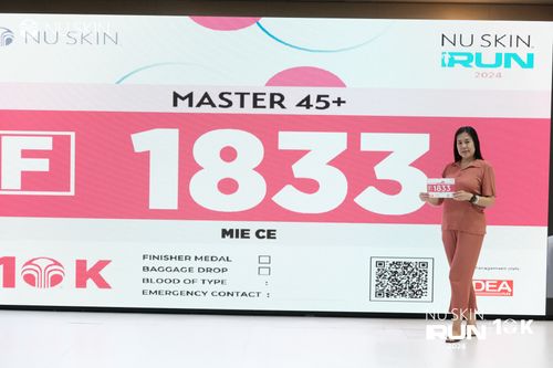 Race photo from Nu Skin Run 10K