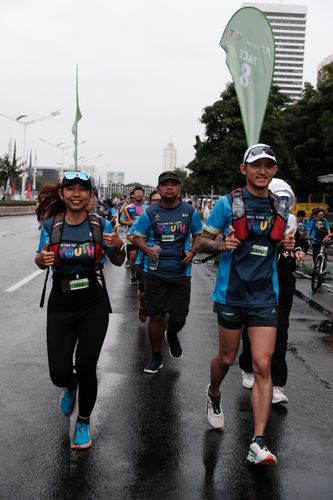 Race photo from Road to BAF Lions Run 2024