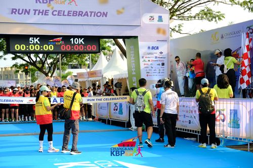 Race photo from CISANGKAN KBP CITY RUN 2025