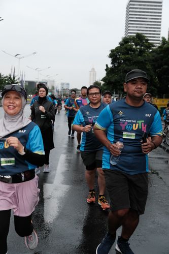 Race photo from Road to BAF Lions Run 2024