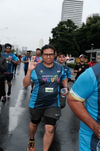 Race photo from Road to BAF Lions Run 2024