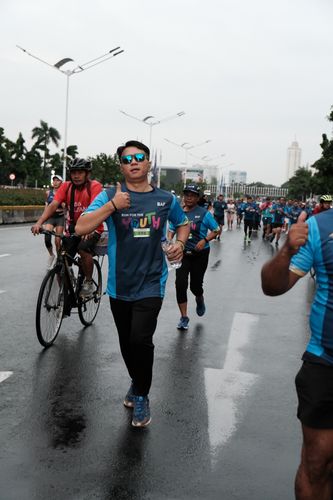 Race photo from Road to BAF Lions Run 2024