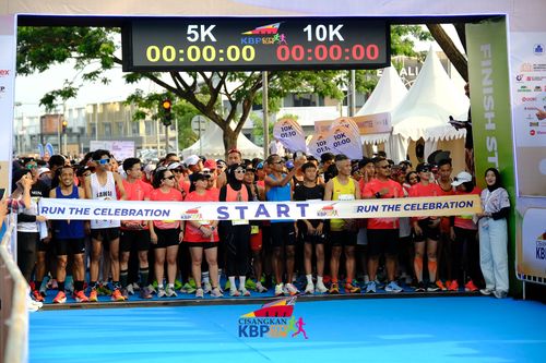 Race photo from CISANGKAN KBP CITY RUN 2025