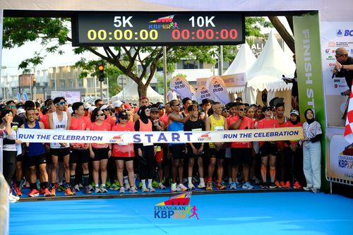 Race photo from CISANGKAN KBP CITY RUN 2025