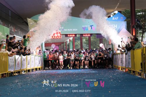 Race photo from BAF LIONS RUN 2024