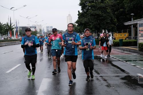 Race photo from Road to BAF Lions Run 2024