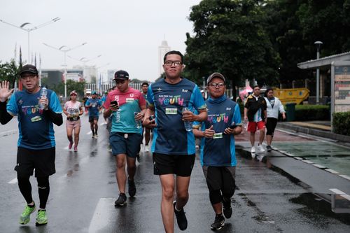 Race photo from Road to BAF Lions Run 2024
