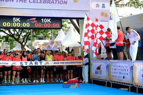 Race photo from CISANGKAN KBP CITY RUN 2025