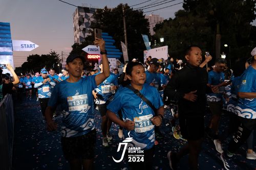 Race photo from Jabar Run 10K 2024