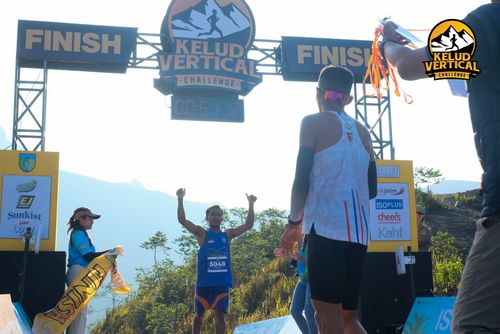 Race photo from Kelud Vertical Challenge 2024
