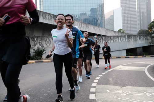 Race photo from Lari Bareng Yuk!