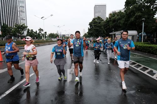Race photo from Road to BAF Lions Run 2024