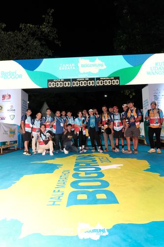 Race photo from Taman Budaya x BOGORUN 2025