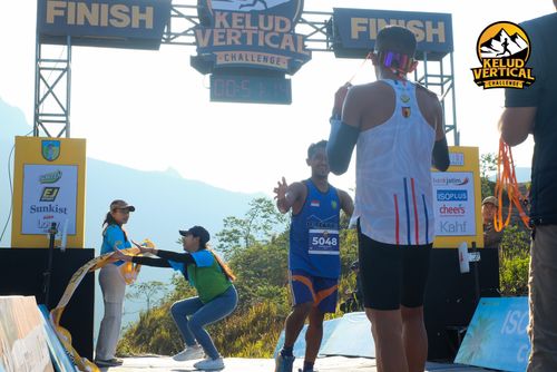 Race photo from Kelud Vertical Challenge 2024