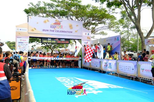 Race photo from CISANGKAN KBP CITY RUN 2025