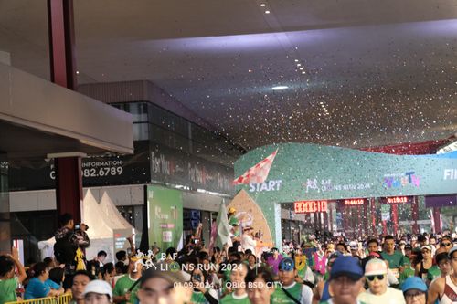 Race photo from BAF LIONS RUN 2024