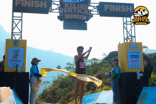 Race photo from Kelud Vertical Challenge 2024