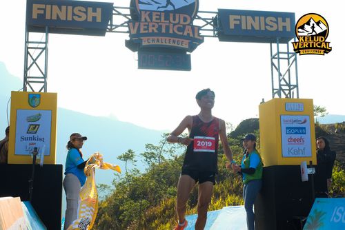 Race photo from Kelud Vertical Challenge 2024