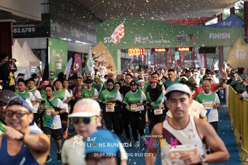 Race photo from BAF LIONS RUN 2024