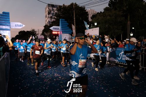Race photo from Jabar Run 10K 2024