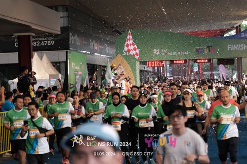 Race photo from BAF LIONS RUN 2024