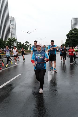 Race photo from Road to BAF Lions Run 2024