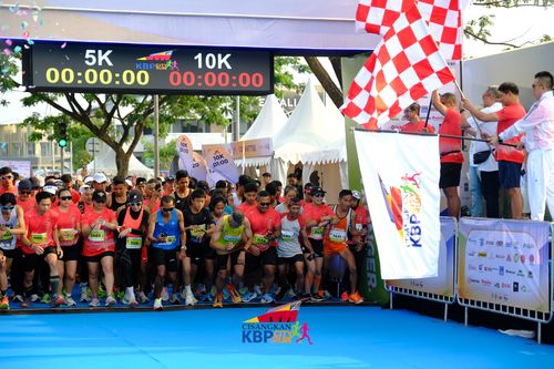 Race photo from CISANGKAN KBP CITY RUN 2025