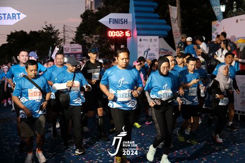 Race photo from Jabar Run 10K 2024