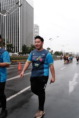 Race photo from Road to BAF Lions Run 2024
