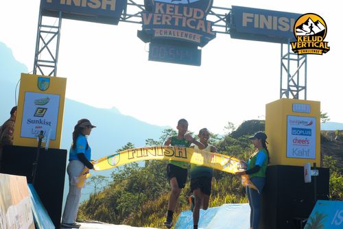 Race photo from Kelud Vertical Challenge 2024