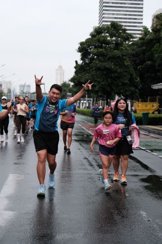 Race photo from Road to BAF Lions Run 2024