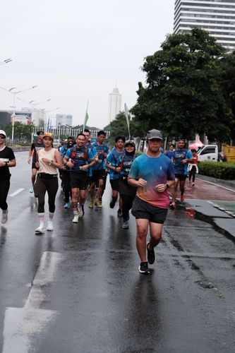 Race photo from Road to BAF Lions Run 2024