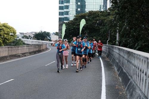 Race photo from Lari Bareng Yuk!