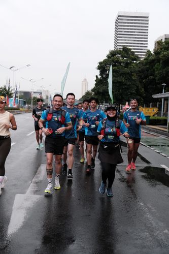 Race photo from Road to BAF Lions Run 2024