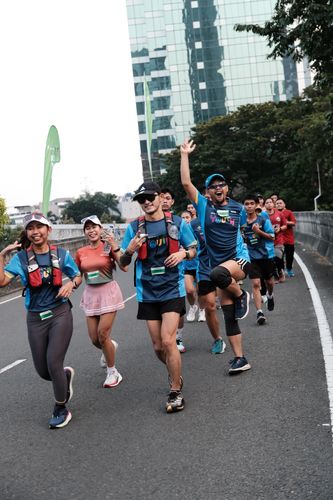 Race photo from Lari Bareng Yuk!