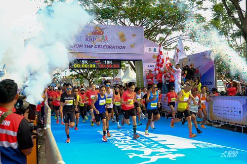 Race photo from CISANGKAN KBP CITY RUN 2025