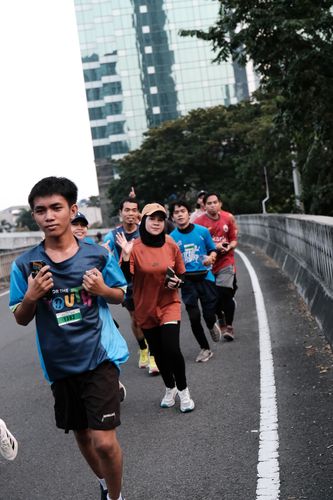 Race photo from Lari Bareng Yuk!