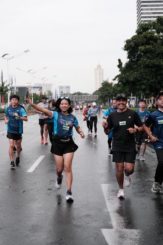Race photo from Road to BAF Lions Run 2024