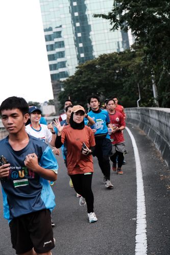 Race photo from Lari Bareng Yuk!