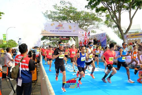 Race photo from CISANGKAN KBP CITY RUN 2025