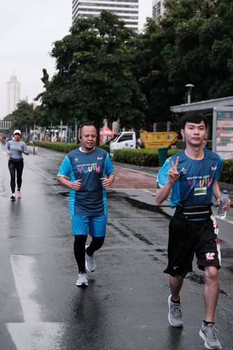 Race photo from Road to BAF Lions Run 2024