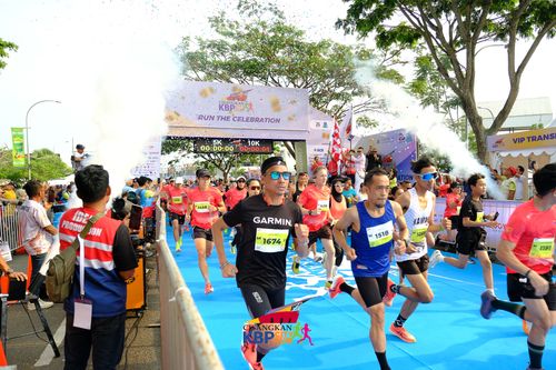 Race photo from CISANGKAN KBP CITY RUN 2025