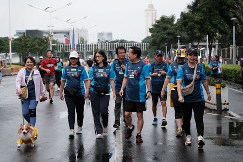 Race photo from Road to BAF Lions Run 2024